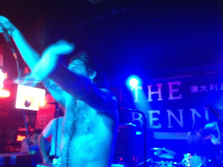 The Bennies from Melbourne kicking it at School in Yonghegong, Beijing. Nov 2013.