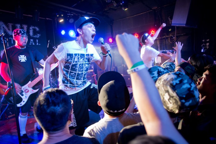 Unregenerate Blood 2nd CNHC Festival, September 7, 2013. Mao Live House, Beijing, China.  Photo courtesy of John.