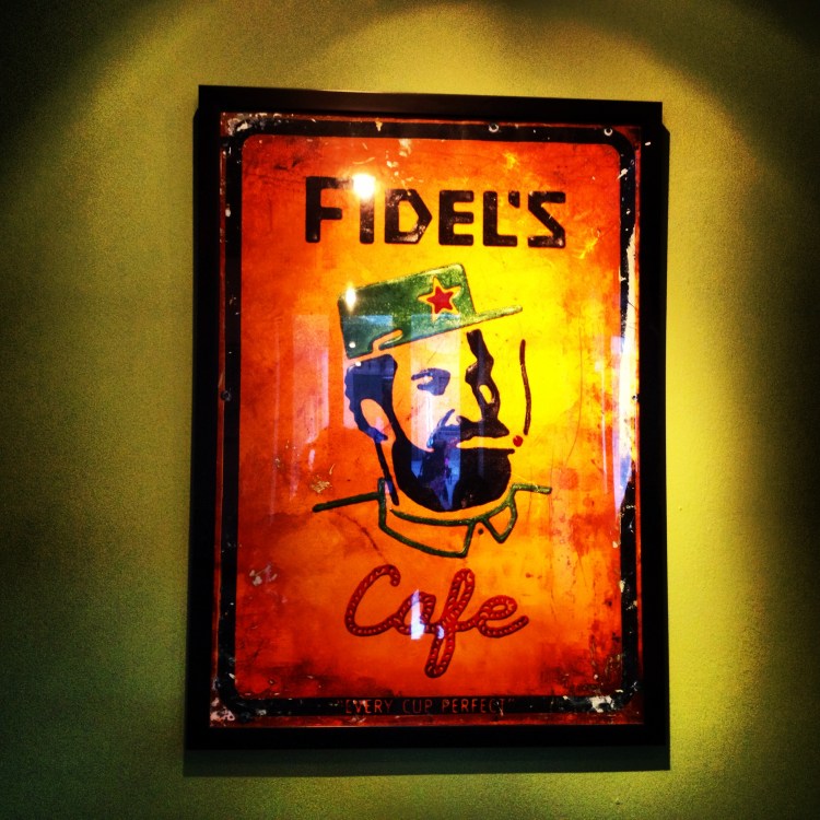 I went into an indescribable nostalgia overload upon seeing this hanging in the cafe