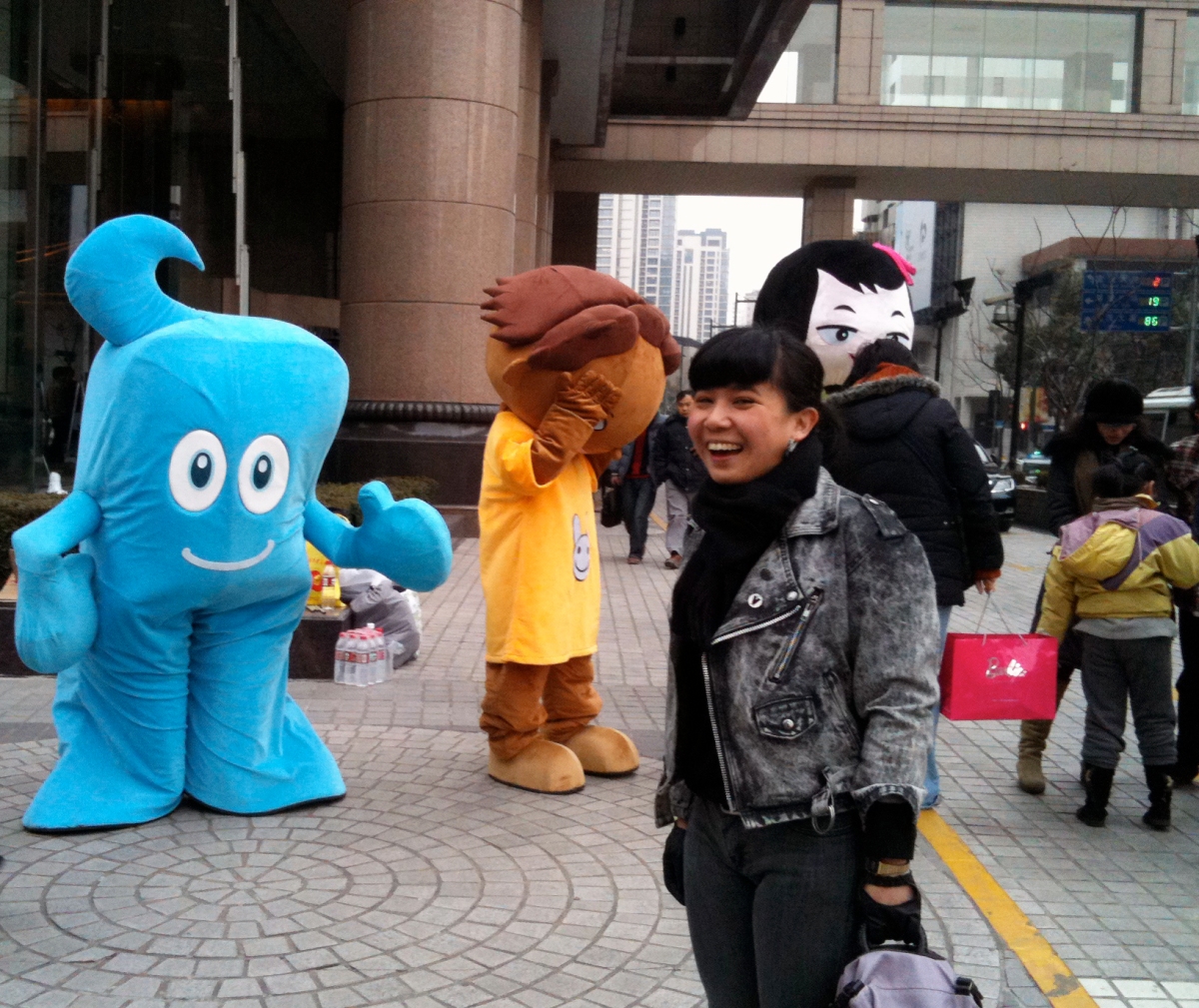 KAL feat. the Haibao mascot that covered Shanghai during the World Expo 2010. Photo courtesy of KAL.