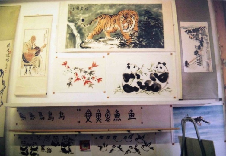 Some of the works on display at inkLink.