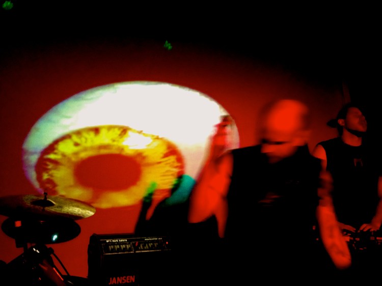 The All Seeing Hand and that all seeing eyeball at Valhalla 5 July 2014. With Orchestra of Spheres and Seth Frightening. 