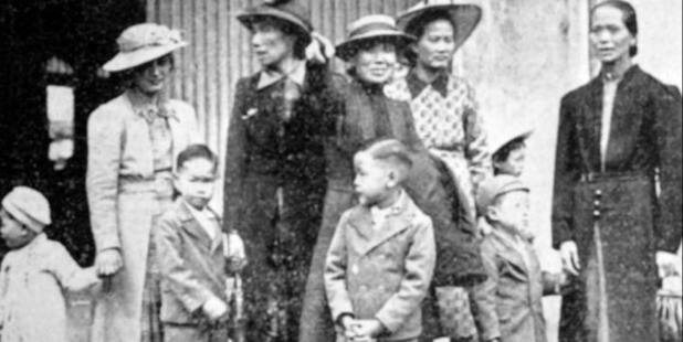 Helen's mother-in-law arrived on the same boat as these refugees in 1939. Image from New Zealand Herald.